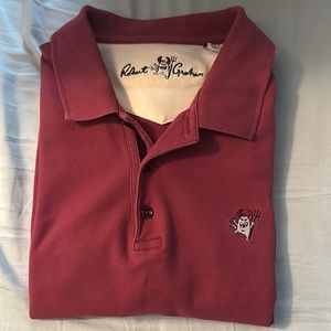 Robert Graham Red Polo Shirt Classic Style
